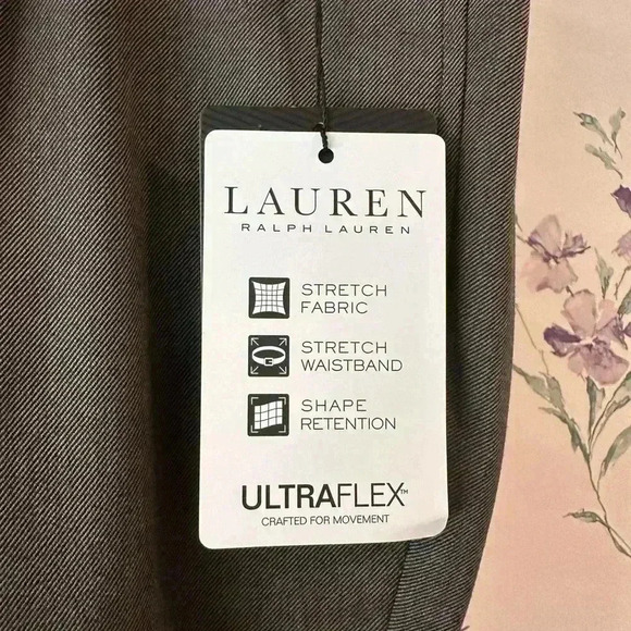 NWT Lauren Ralph Lauren Ultraflex Pants in Taupe 44Wx30L - Picture 5 of 6